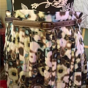 NEW Sunset Road Size 4 Women’s Belted Skirt Unlined